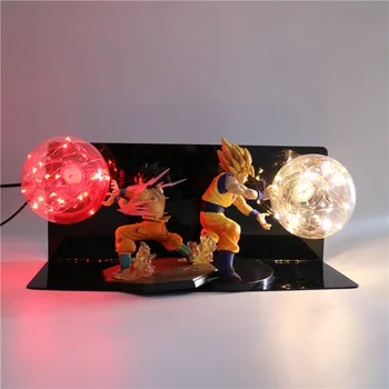 

Dragon Ball Z Action Figures Lamp Baby Dolls LED Night Light DIY Anime Model Creative Bedroom Gift for Children Kids Toys Lights