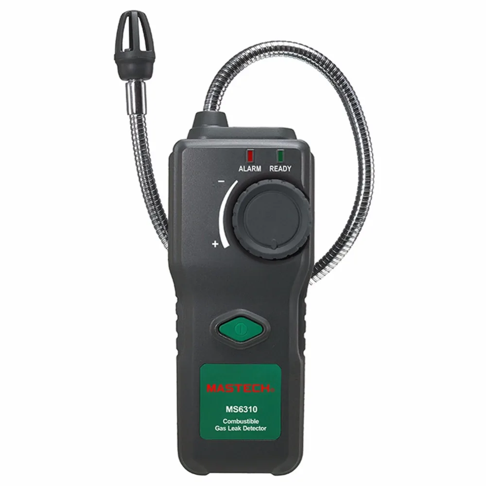 

MASTECH MS6310 Portable Combustible Gas Leak Detector Natural Gas Propane Gas Analyzer With Sound Light Alarm