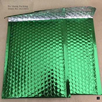 

100pcs Green 200*250MM Poly Bubble Mailing Mailer Shipping Padded Envelope Bags Black Color Shockproof Courier Bubble mailer