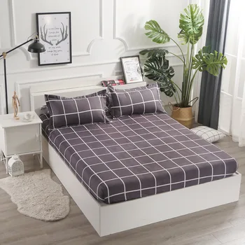 

3pcs Mattress Cover with 2 Pillowcase Removable Mattress Protector Bed Bug Proof Dust Mite Mattress Pad Cotton Cover Mattress 30