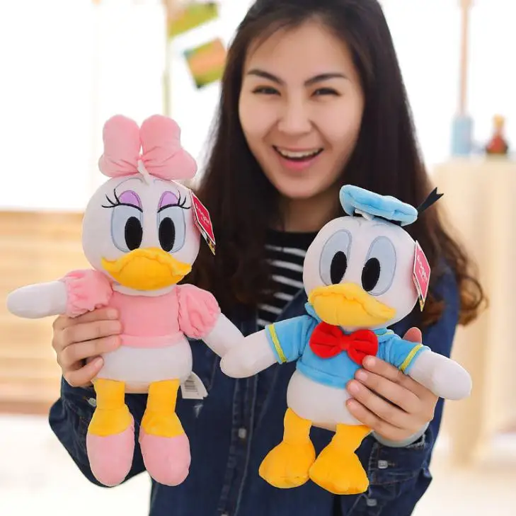 26 см DISNEY подлинный Микки Маус Дональд Дак Дейзи плюшевые игрушки Минни куклы