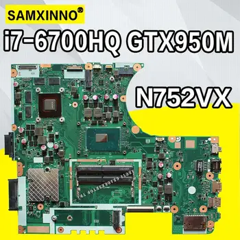 شراءN752VX MB._ 0M/I7-6700HQ/AS GTX950M N16P-GT-A2 اللوحة الرئيسية REV 2.0 ل For Asus N752V N752VX المحمول اللوحة DDR4 RAM 100% اختبارها