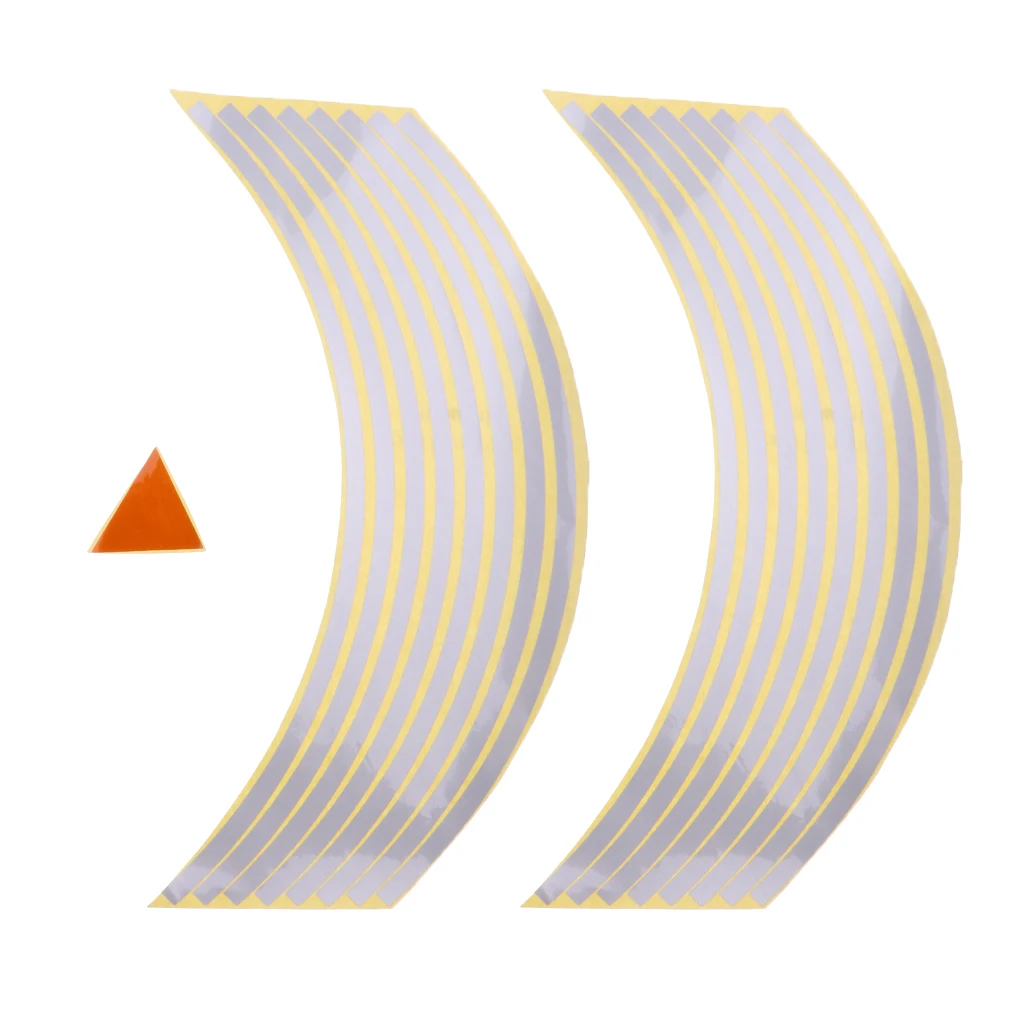 Reflective Rim Tape Wheel Stripe Decal Trim for Motorcycle Wheels 17
