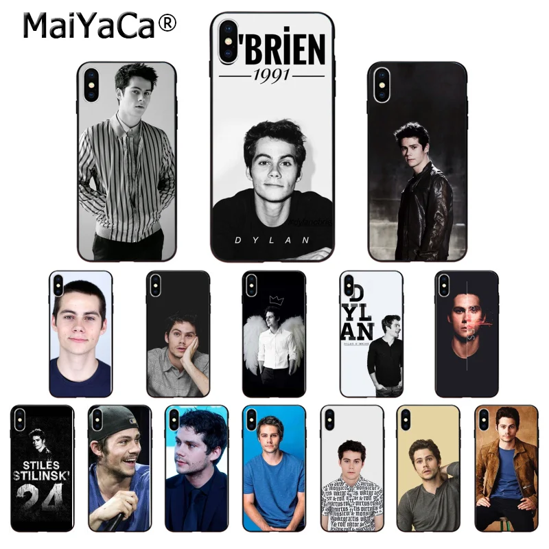 Мягкий чехол для телефона MaiYaCa Dylan O Brien из ТПУ Apple iPhone 8 7 6 6S Plus X XS MAX 5 5S SE