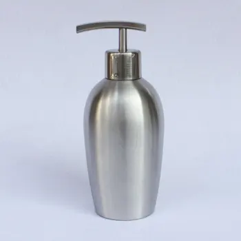 

380ml Stainless steel hand sanitizer bottles empty shampoo lotion bottle Cosmetic Packing container with pump