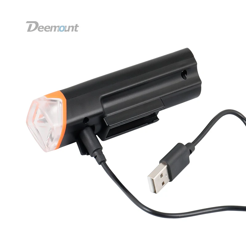 Компактная фара на руль велосипеда Deemount фонарь с USB зарядкой Передний датчиком