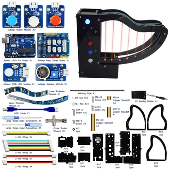 

Adeept Laser Piano with Laser Transmitter photoresistors Kit for Arduino UNO R3