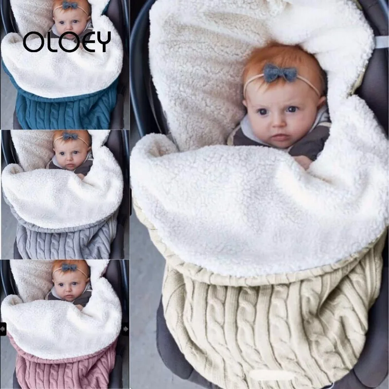 

OLOEY Baby Blanket For Bedding Boys Girls Sleeping Bag Swaddle Wrap Bebes Newborn 0-12 Months Stroller Super Soft Warm Infant