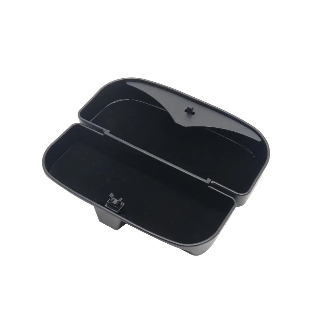 Glasses Case Organizer Box Sunglasses Holder Storage Pockets for Renault Koleos Kadjar Duster for Samsung Glasses Black (14)