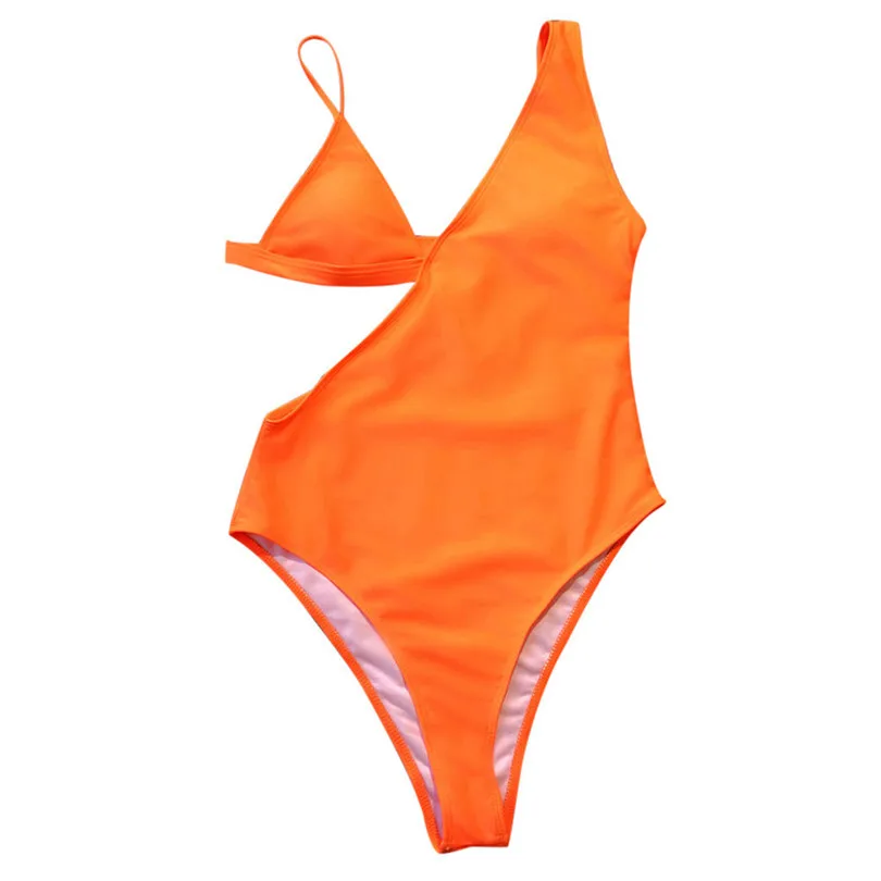 Summer Bikini 2019 Sexy Women One-Piece Bikini Push-Up Pad Swimwear Bathing Swimsuit Beachwear #3A11 (30)