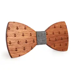 Мода оригинальный деревянный галстук-бабочка галстук джентльмен Жених деревянный галстук-бабочка Свадебная вечеринка галстуки-бабочки