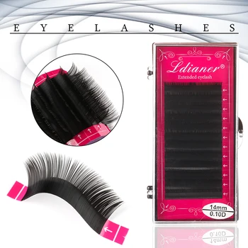 

12 lines Individual Soft Faux Mink Handmade Professionals Faux Mink Eyelashes Volume Extension Lashes B/C/D Curl Full Size