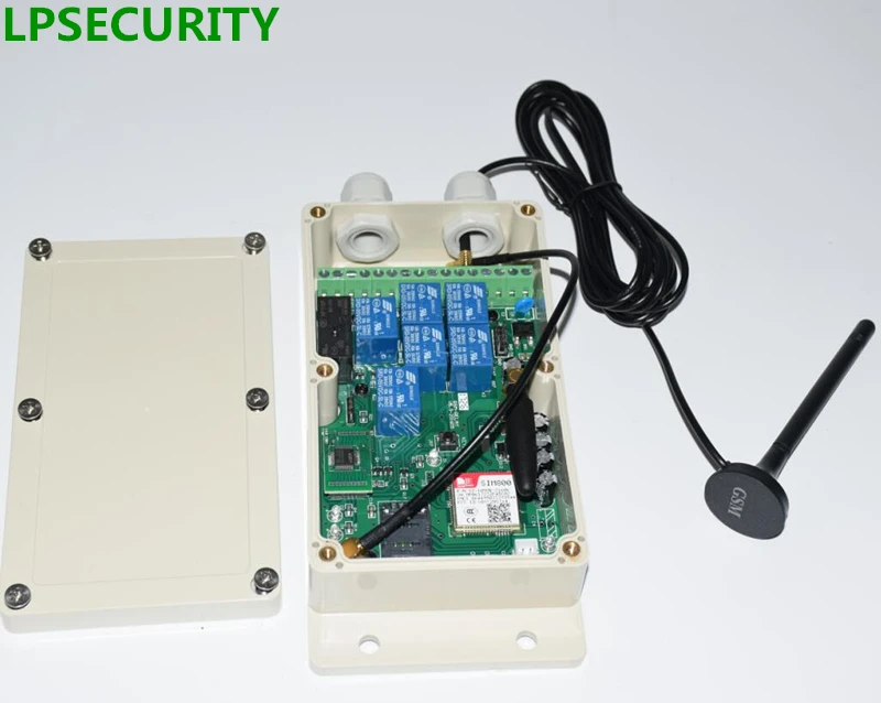 LPSECURITY 2G 4G GSM-RELAY GSM контроллер коробка пульт дистанционного управления модуль для двери автоматические ворота насос бак машина нагреватель открытый