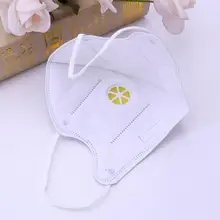 2 шт./компл. Одноразовый Респиратор Нетканая ткань Пыленепроницаемая маска с клапаном случайный цвет пыли и fogproof маска