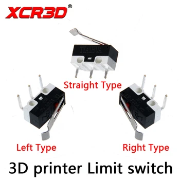 XCR3D 10pcs/lot Endstop 3D Printer Parts Micro Limit Switch for I3 Delta Kossel Makerbot Printer RAMPS 1.4 DIY Accessories delta rostock mini kossel aluminum magnetic effector carriage kit silver color anodized for diy kossel 3d printer