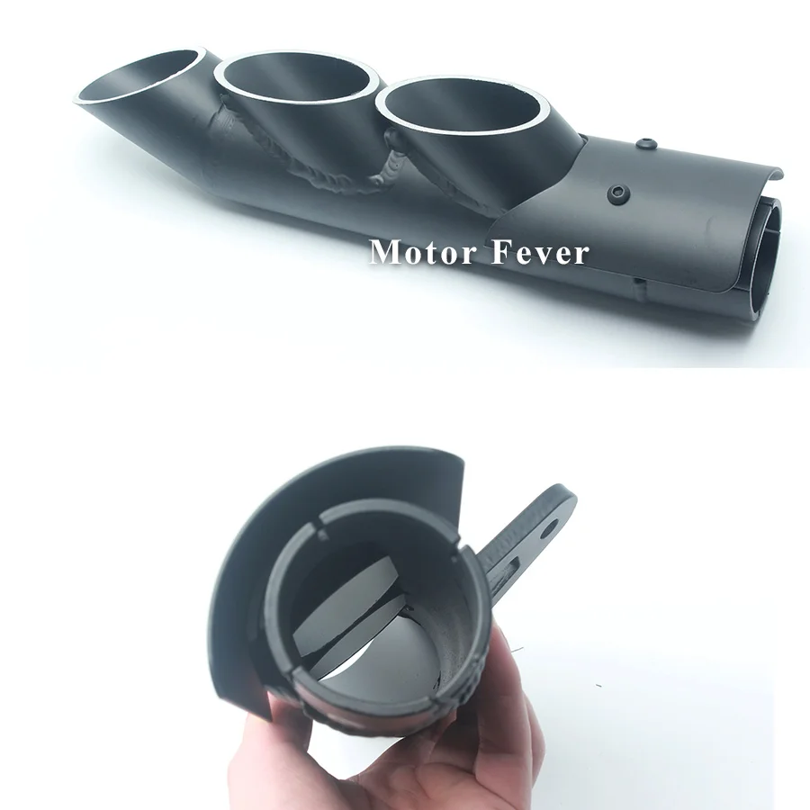 Reparación de Escape de la motocicleta Universal silenciador de Escape 2 Agujero/3 Agujero para YAMAHA R6 2006-2016 R1 Z750 Z800 ninja250 ZX-6R ZX-10R