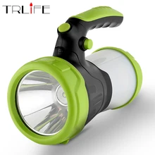 6000mAh USB Перезаряжаемый СВЕТОДИОДНЫЙ Портативный Точечный светильник для кемпинга, фонарь, светильник-вспышка, внешний поисковый светильник, уличный светильник фонарь для рыбалки