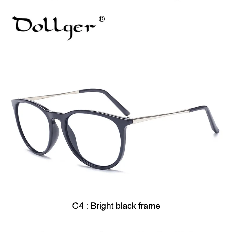 Dollger фирменный дизайн очки прозрачные линзы солнцезащитные очки оправа женские очки мужские oculos de grau солнцезащитные очки s0637 - Цвет оправы: C4