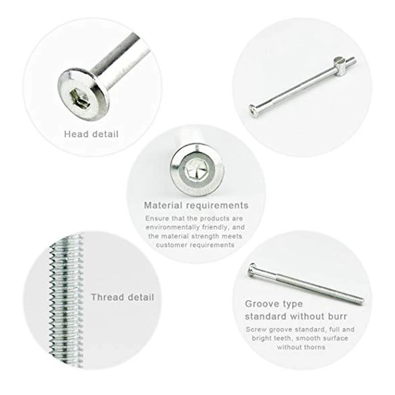 Lit Boulon Ecrou Pack De 10 Baril Écrou Croix Cheville M6x 14 mm LONG lits//Cots//meubles