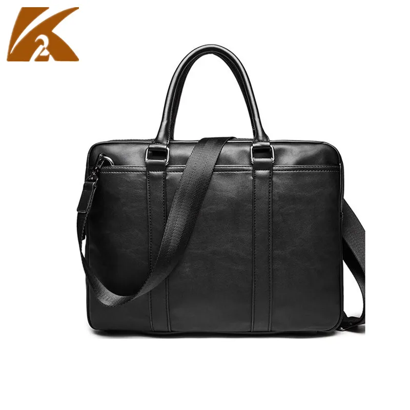 KVKY 2018 Винтаж кожаные портфели сумки для ноутбуков Для мужчин Бизнес сумка