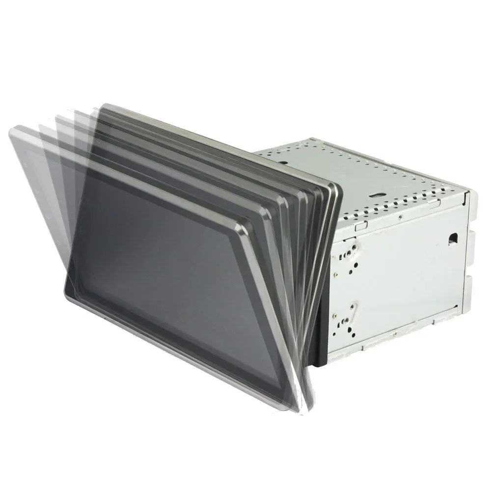 Discount 10.1" IPS 4G Octa Core Android 8.0 4GB RAM 32GB ROM BT 2Din Rotative Screen Universal Car DVD Multimedia Player Radio Stereo GPS 4