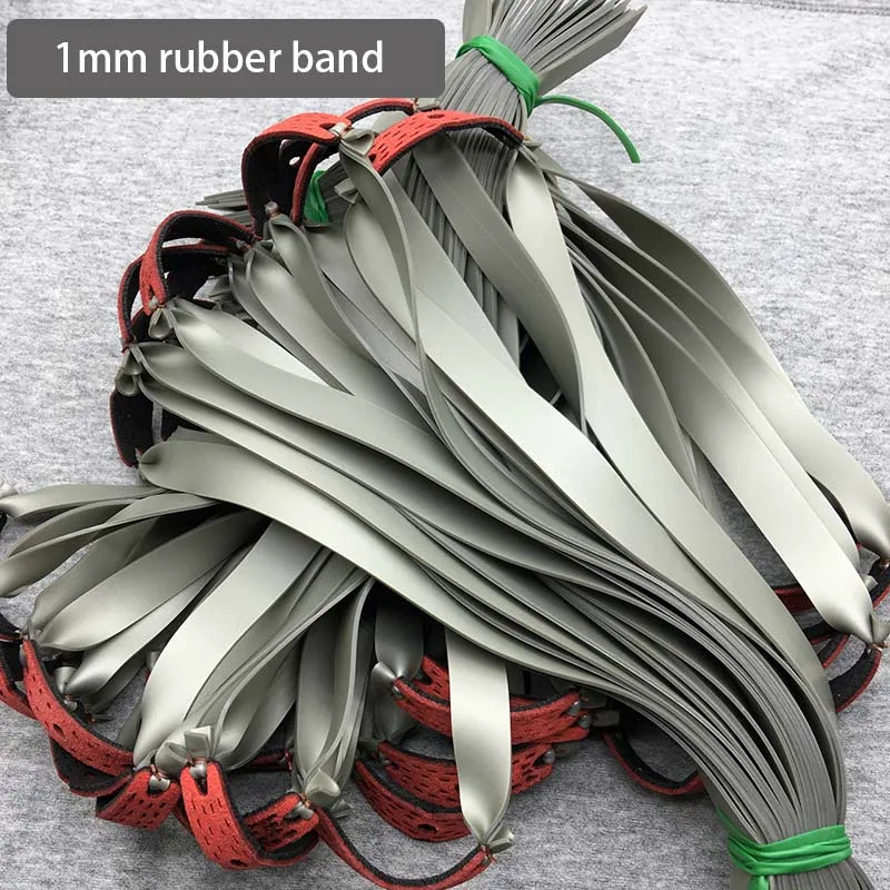 6 قطع 1 ملليمتر شقة شريط مطاطي Thicknes المقلاع الصيد المنجنيق المطاط الطبيعي شقة مرونة مرونة لاطلاق النار