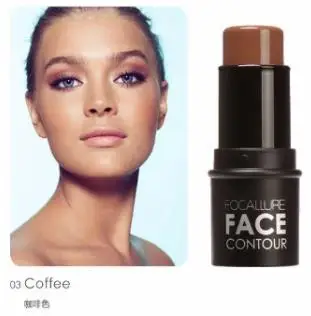 03 coffee FOCALLURE отбеливание и осветление лосьона Цвет Глянцевый для лица сокрытие лица высокая глянцевая Shado - Цвет: 03 coffee