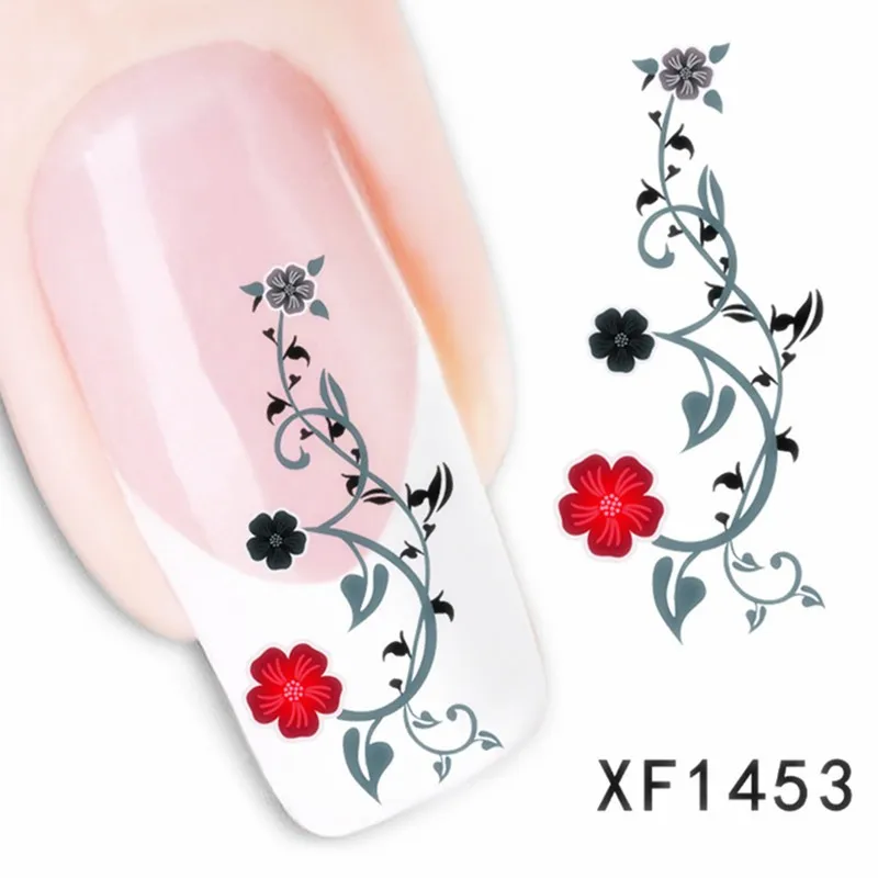 New-Chic-Flower-Design-Water-Transfer-Nails-Art-Sticker-Decals-DIY-Lady-Women-Manicure-Tools-Nail