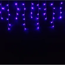 Jiawen, 2 шт./лот, 220 В, разноцветный, 100 светодиодный, S, 3 м, светодиодный, для занавесок, Рождественское украшение, сосулька, огни