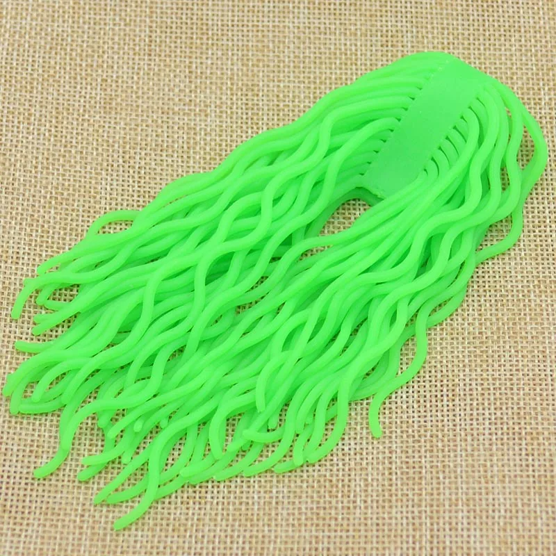 Мухобойка материал 60 ног 11 цветов Ультра-мягкий силиконовый червь материал для связывания тела s San Juan искусственные черви приманка - Цвет: Fluorescent Green