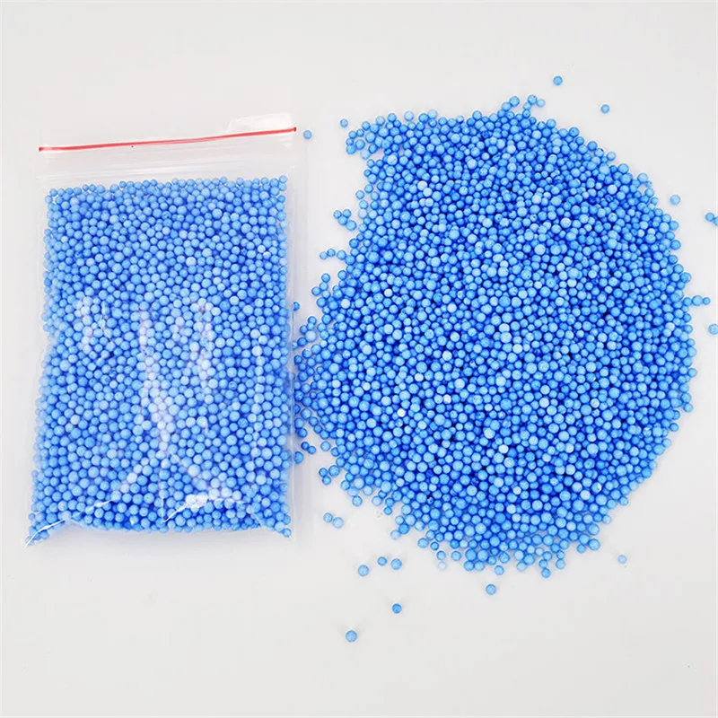 5500Pcs DIY Snow Mud Particles Slime Foam Balls Beads DIY Wedding Party Decoration Polystyrene Filler Crafts 2-3mm For Children