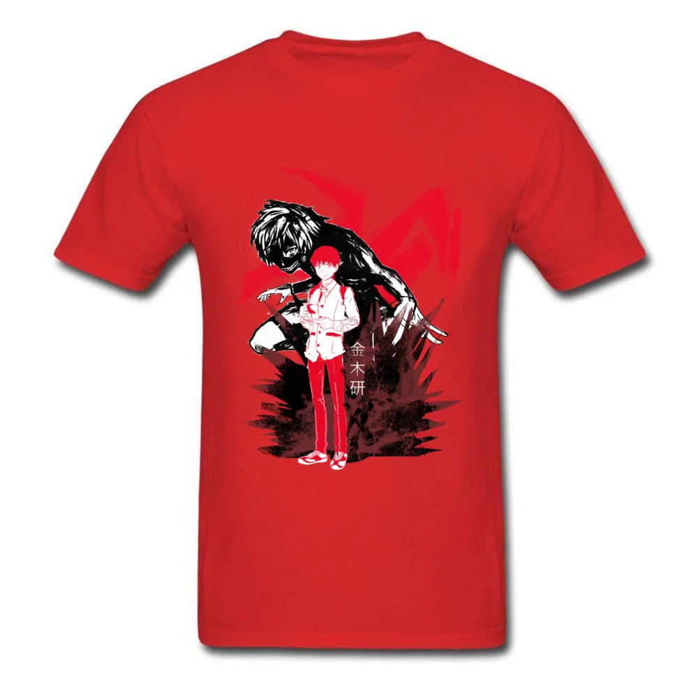 inner ghoul Fashionable T-Shirt for Men 100% Cotton Thanksgiving Day Tees Design Sweatshirts Short Sleeve Family Crewneck inner ghoul red