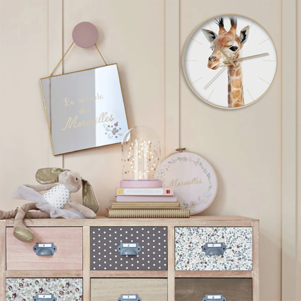 

Modern Personalized Customization Creative Quartz Silent Large 12 inch Metal High Quality Wall Clock Multi Pattern for Wall Deco