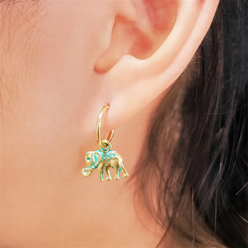 

Artilady Hoop Earring for Women Handmade Boho Charm Earrings Hoop Jewelry Gift