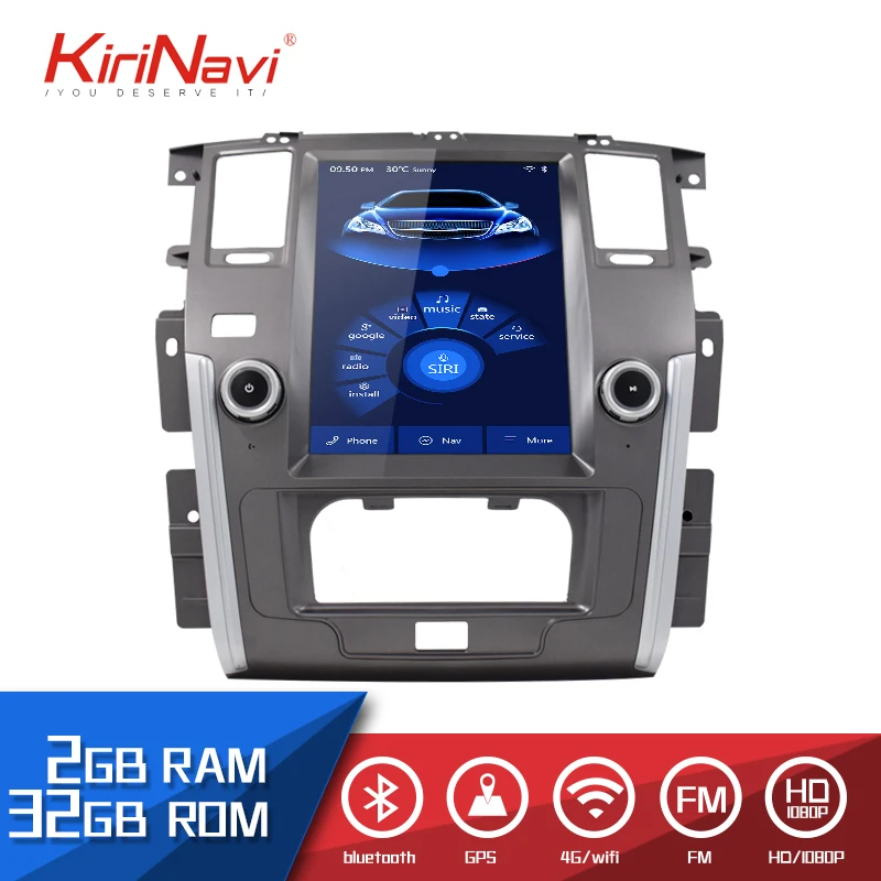 

KiriNavi Car DVD For NISSAN Patrol 2016-2017 10.4" HD Touch Display Radio coche Android 6.0 Auto Audio GPS Navigation Multimedia