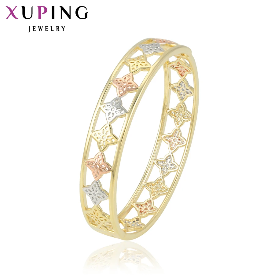 Xuping Fashion Bangle Charm Design Gift Trendy Bangle Jewelry Gold for