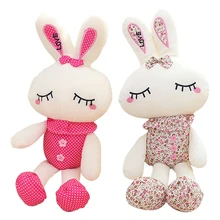 11” 28cm Lovely Rabbit Plush Toy Soft Love Rabbit Toy 2 Styles Stuffed Animal Doll Gifts for Children and Girls