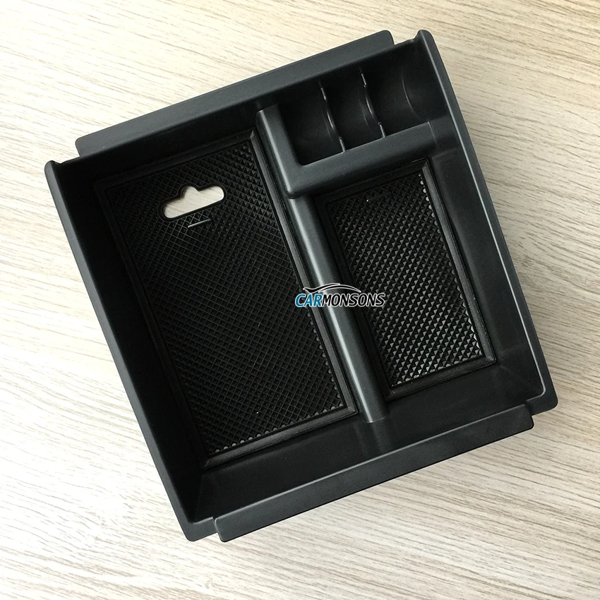 

Carmonsons Central Armrest Storage Box Container Holder Tray for Isuzu D-Max Mu-X 2012+ Accessories Car Organizer Car Styling