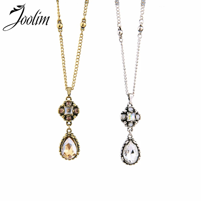 

Joolim 2018 Simple Lightweight Teardrop Pendant Necklace Design Jewelry Wholesale