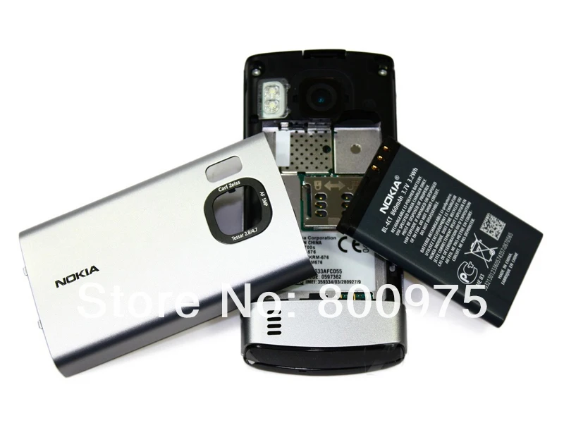 NOKIA 6700s 6700 Silder мобильный телефон 3g GSM разблокированный Восстановленный телефон серебристый