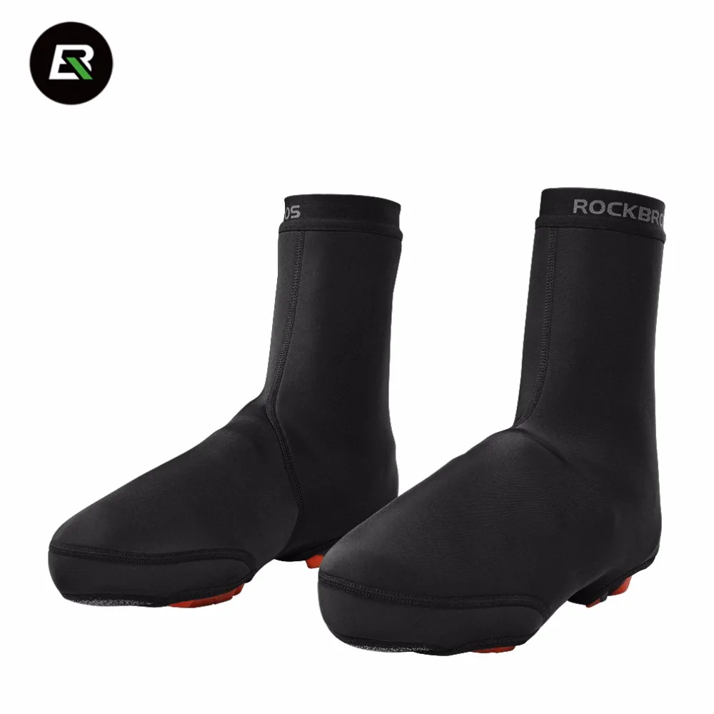 

ROCKBROS Cycling Shoe Covers Waterproof Overshoes Keep Warm Windproof Bicycle Shoes Cover Boots Overshoes For Road Mountain Bike