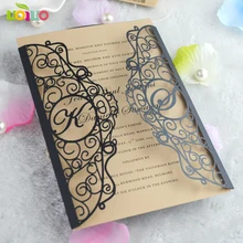 На заказ Пригласительные открытки для вечернки с инициалами пары