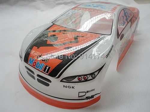 YUKALA 1/10 RC Гоночная машина ПВХ оболочка корпуса для удалить управления drift car 200 мм