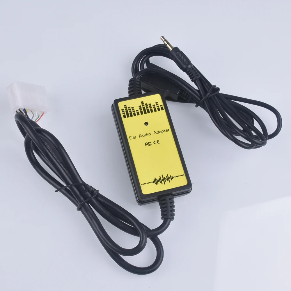 Дешево Автомобиль CD адаптер MP3 аудио Интерфейс AUX font b USB b font cd чейнджер (5 + 7) PiN для пластиковая пилочка для ногтей RAV4 Yaris для Lexus IS 200 GS