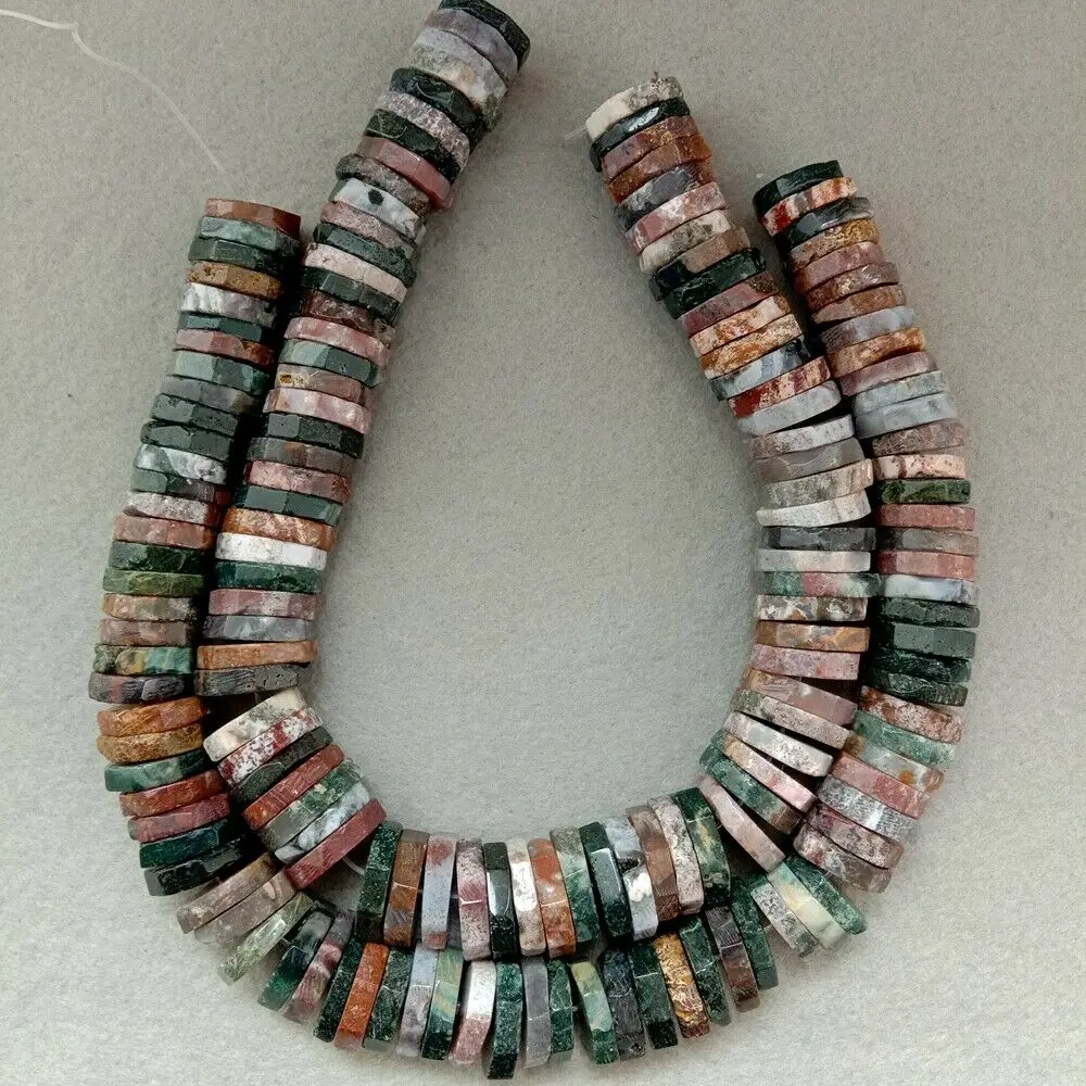 

Ocean Gems Octagon beads Space bead Rondelle Slice Nugget 15.5