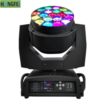 

NEW! 19X15W Bee eye light RGBW 4in1 moving head light DMX professional stage lighting DJ lights