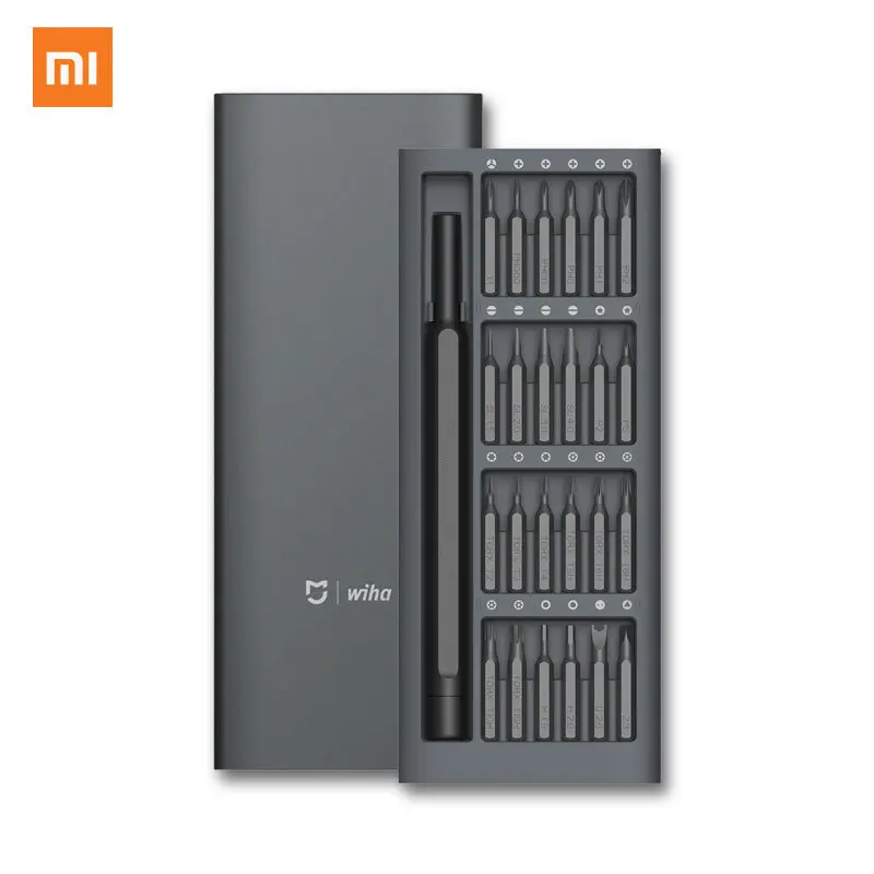 Набор прецизионных отверток Xiaomi Mijia Wiha 24 в 1 магнитные биты 60HRC набор для ремонта