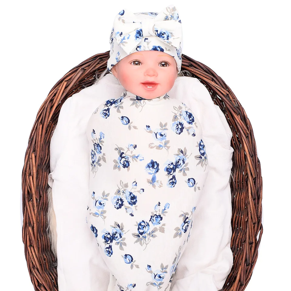 personalized baby blanket and hat