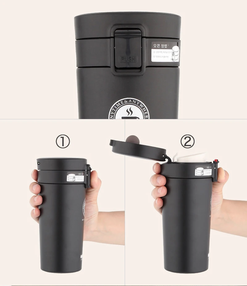 TUUTH Travel Thermos Coffee Stainless Steel Mug Car Cup Vacuum Flask Thermo Water Bottle Tea Mug Thermocup A6