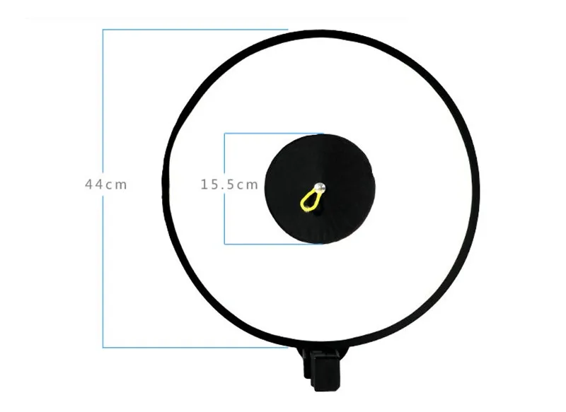 Универсальный 44 см портативный круглый софтбокс для фотографий студия Рассеиватель Вспышки Мягкая коробка для Canon NIKON Yongnuo Godox Pentax Speedlite